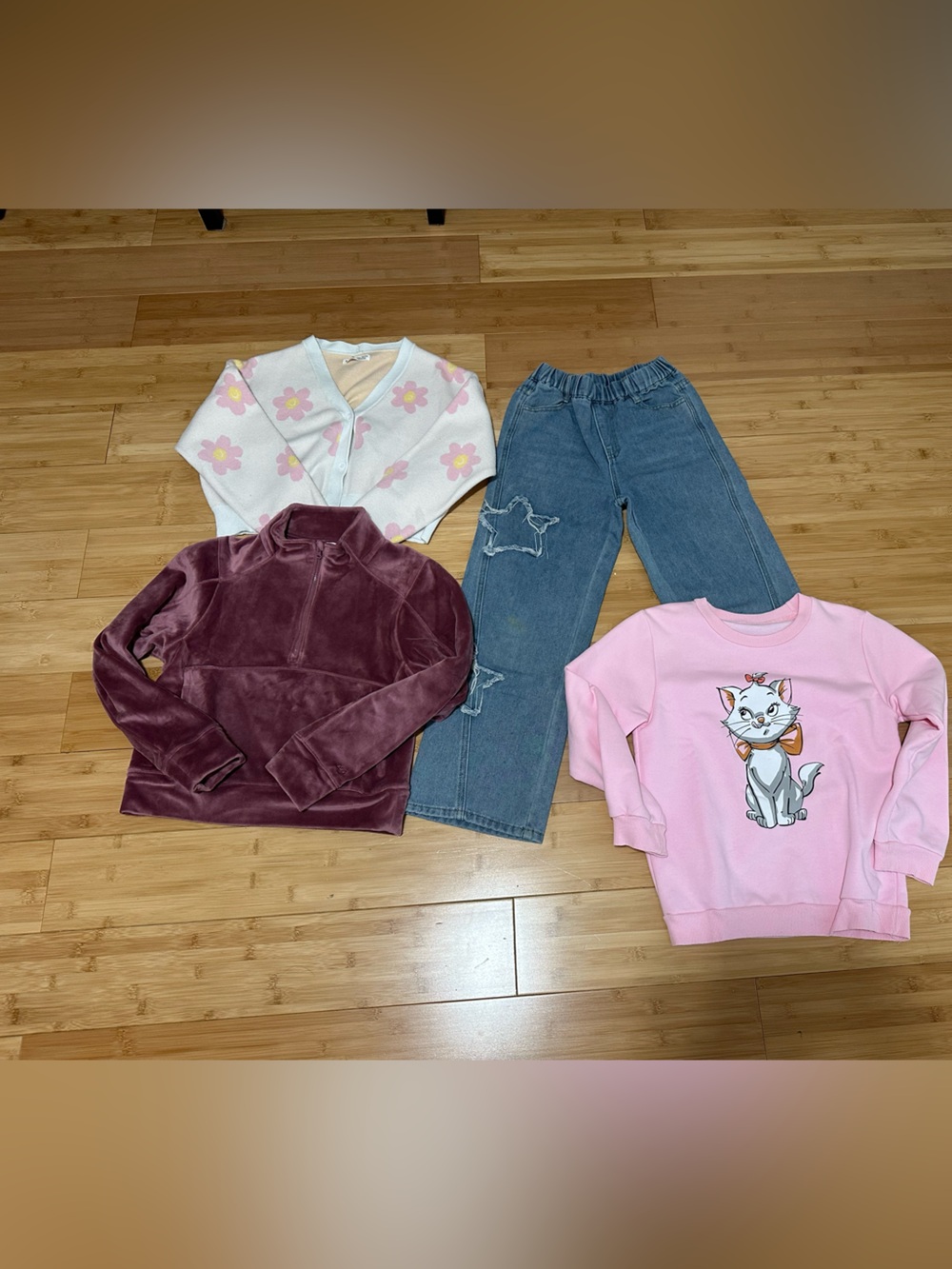 Lot girls clothes DSG Graphic Sweatshirt size 10  sweatshirts jeans cardingans